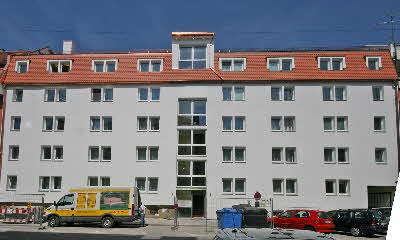 Studentenwohnheim München Clemensstr118 nach der Sanierung Studentenwohnheim München Clemensstr118 nach der Sanierung